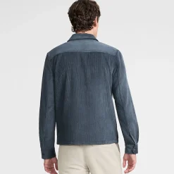 Cord-Hemdjacke für Herren