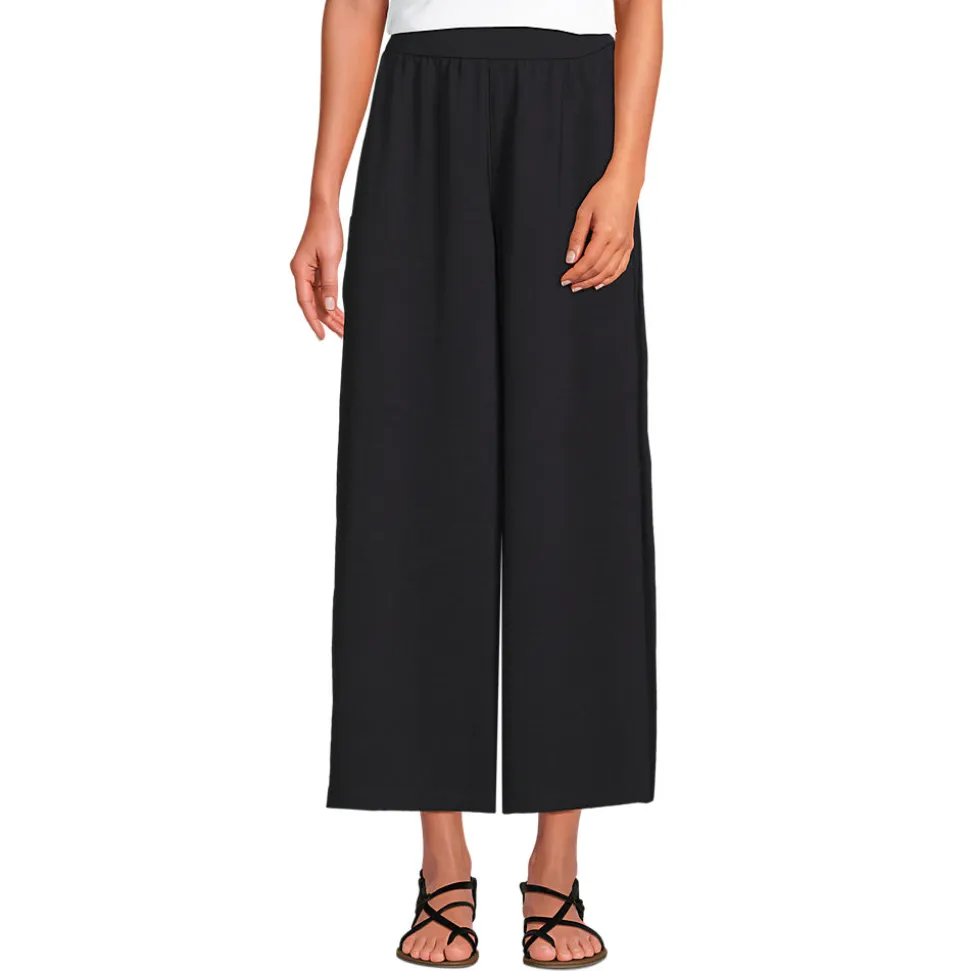 Creaseless 7/8-Palazzohose für Damen