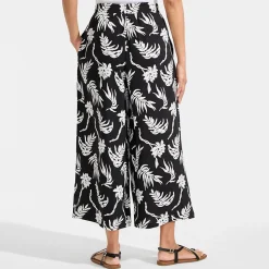 Creaseless 7/8-Palazzohose für Damen