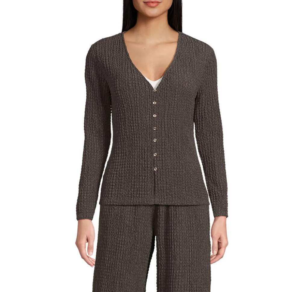 Crinkle-Cardigan für Damen
