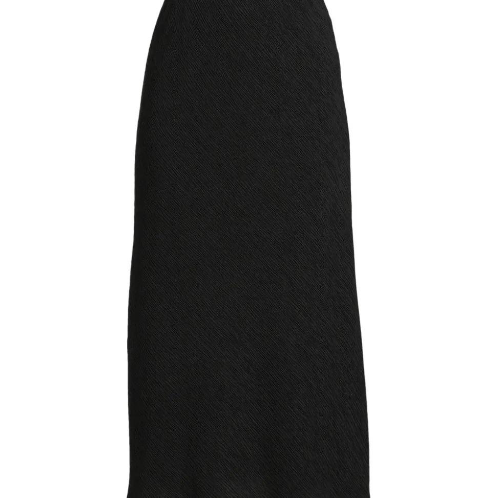Crinkle-Schlupfrock im Schrägschnitt für Damen