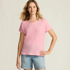 Crinkle-Shirt für Damen