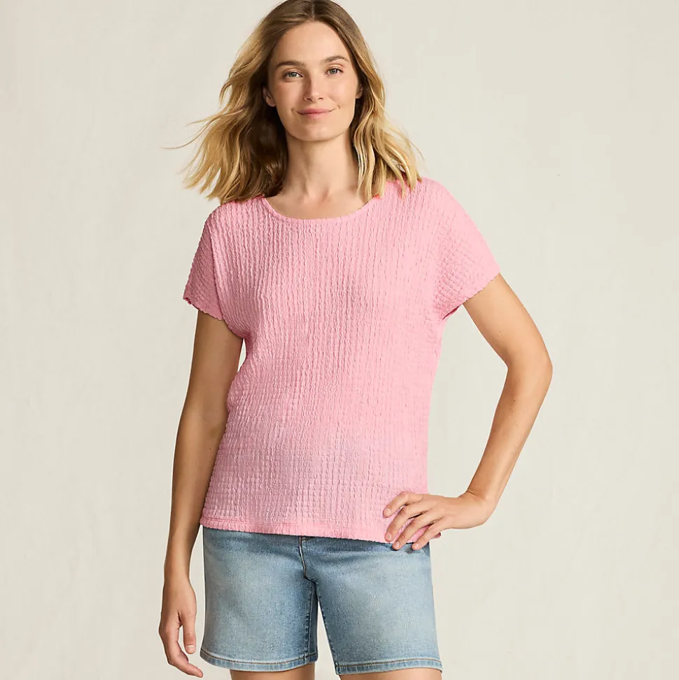 Crinkle-Shirt für Damen