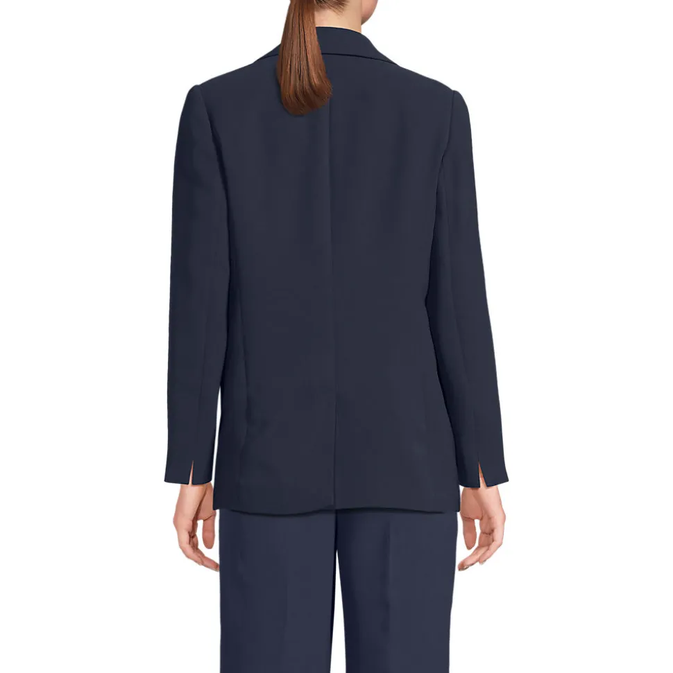 Crêpe-Blazer für Damen