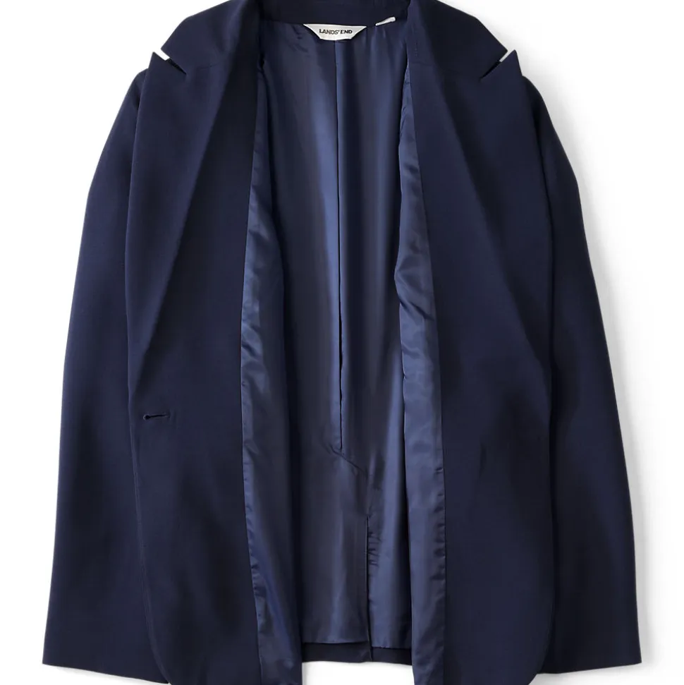 Crêpe-Blazer für Damen