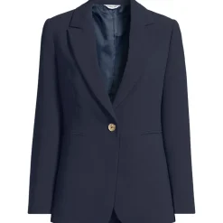 Crêpe-Blazer für Damen