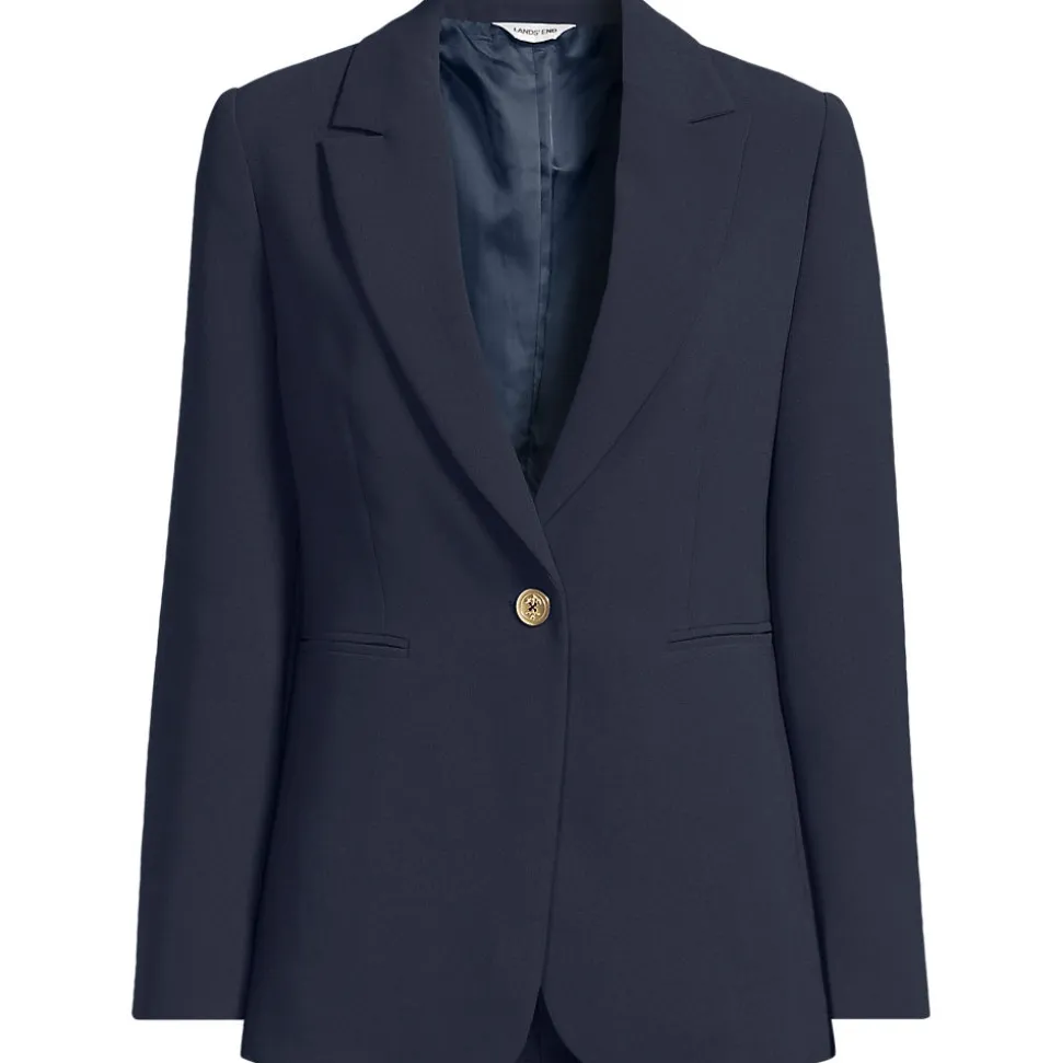Crêpe-Blazer für Damen
