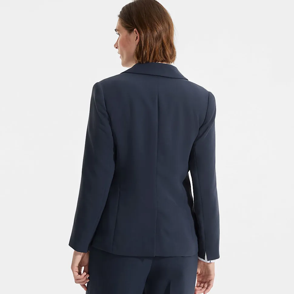 Crêpe-Blazer für Damen