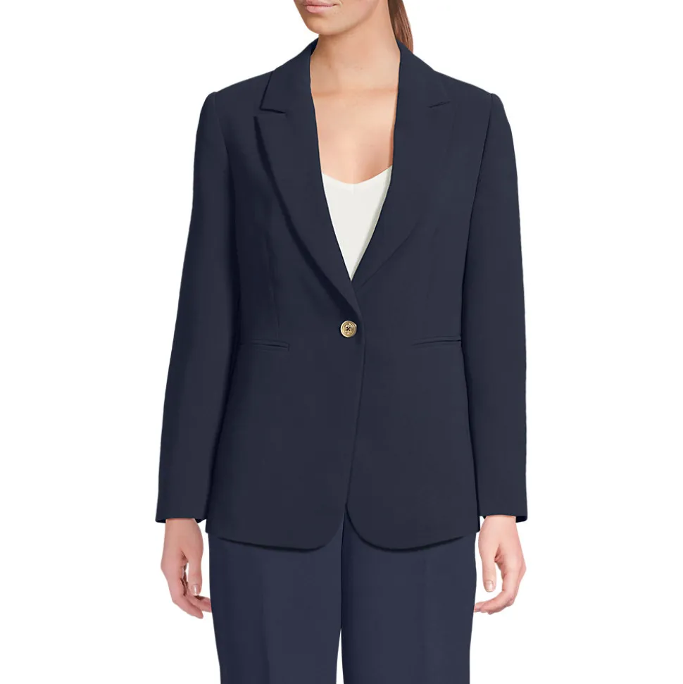 Crêpe-Blazer für Damen