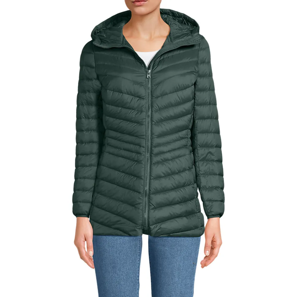 Daunenjacke WANDERWEIGHT Verstaubar Ultraleicht mit Kapuze für Damen