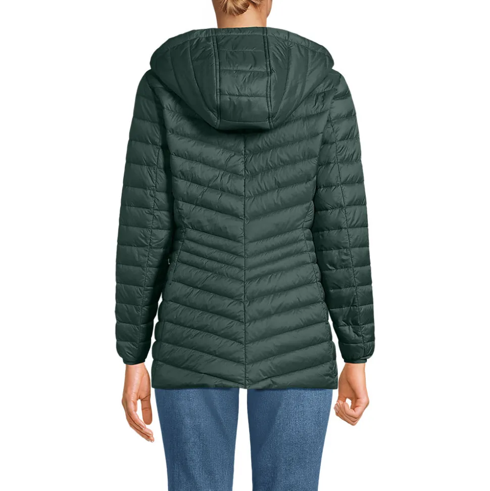 Daunenjacke WANDERWEIGHT Verstaubar Ultraleicht mit Kapuze für Damen