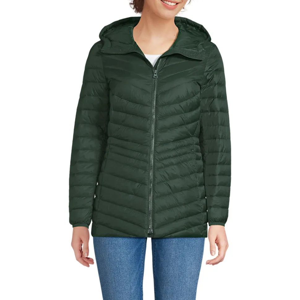 Daunenjacke WANDERWEIGHT Verstaubar Ultraleicht mit Kapuze für Damen