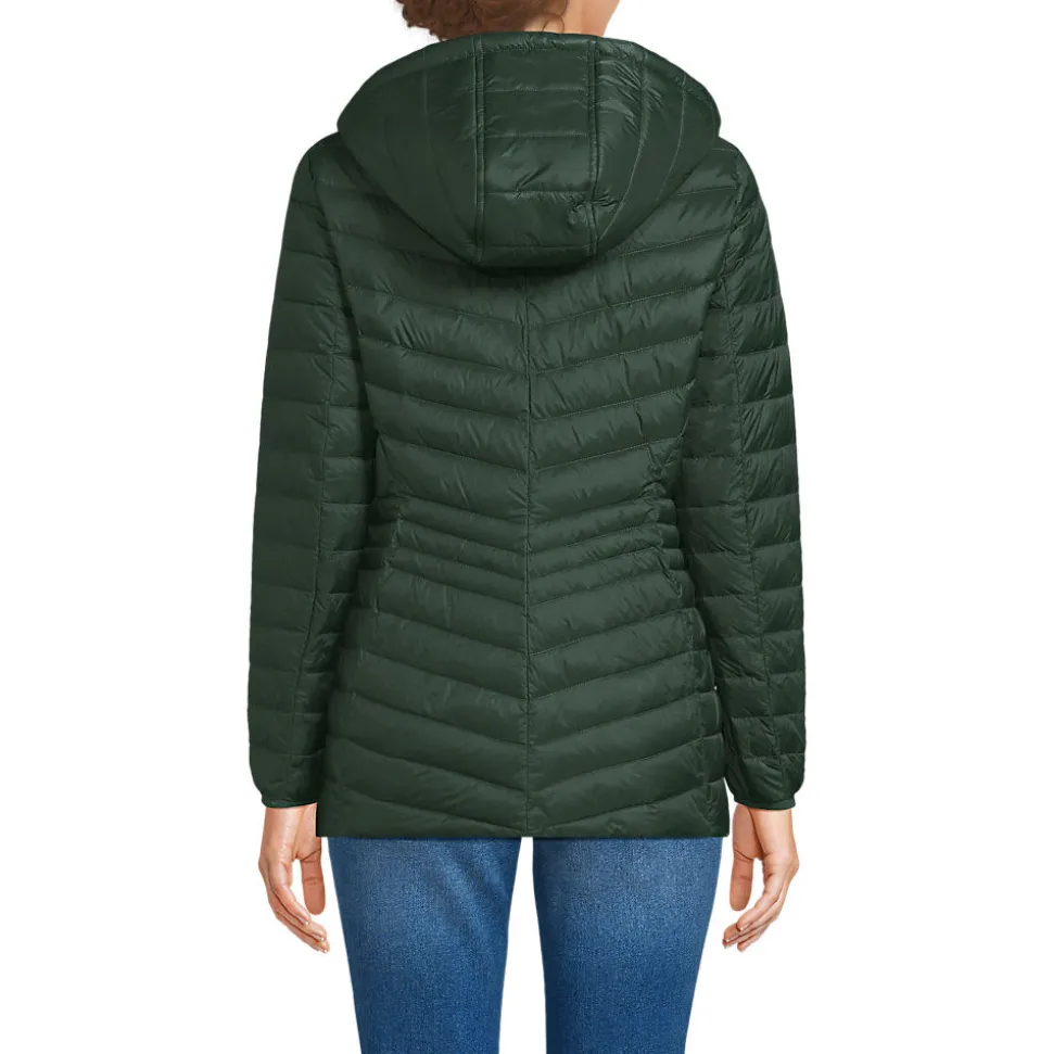 Daunenjacke WANDERWEIGHT Verstaubar Ultraleicht mit Kapuze für Damen