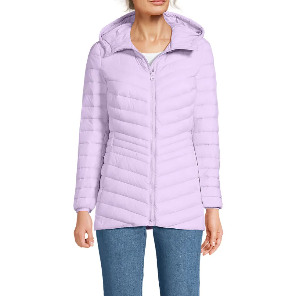 Daunenjacke WANDERWEIGHT Verstaubar Ultraleicht mit Kapuze für Damen