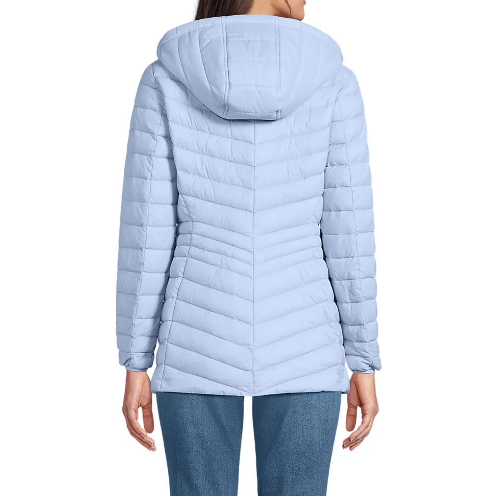 Daunenjacke WANDERWEIGHT Verstaubar Ultraleicht mit Kapuze für Damen