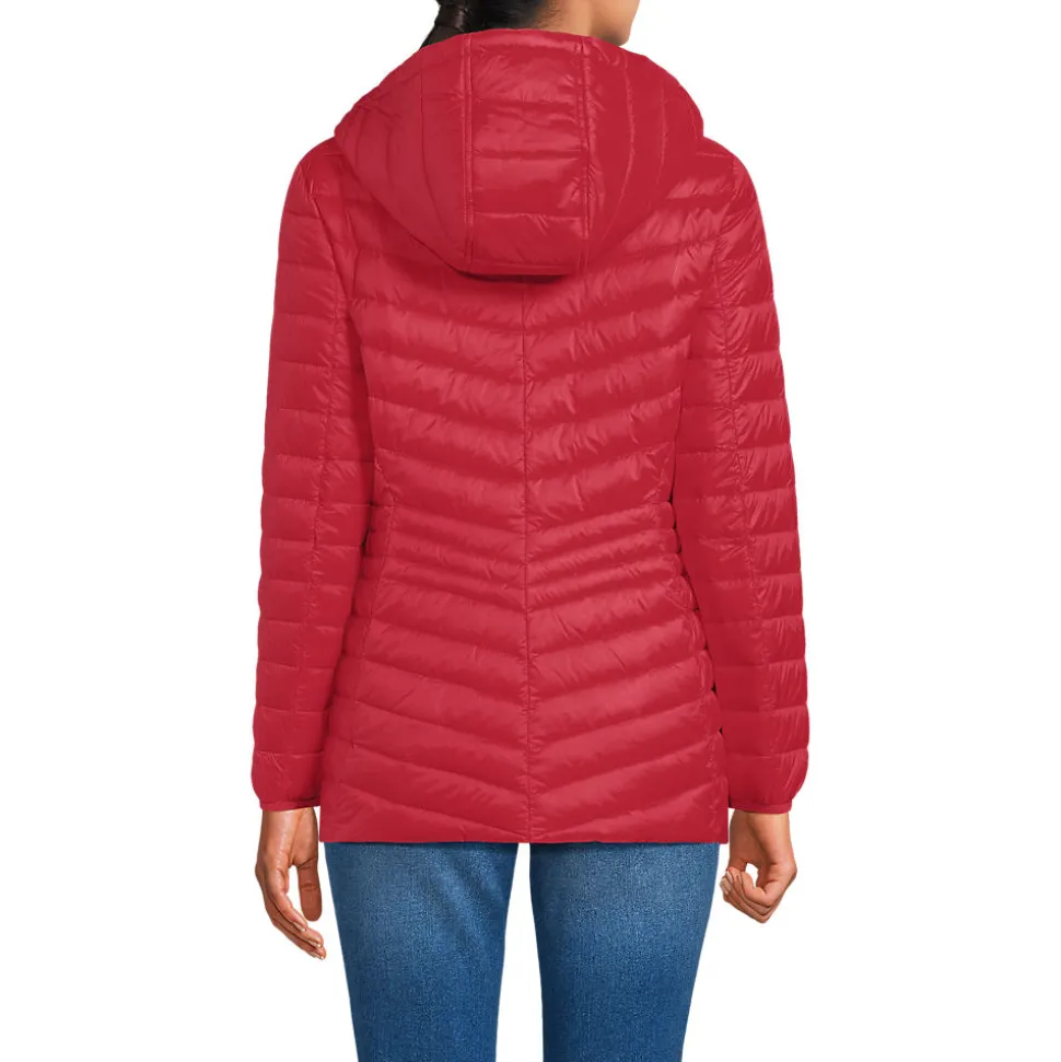 Daunenjacke WANDERWEIGHT Verstaubar Ultraleicht mit Kapuze für Damen