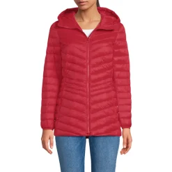 Daunenjacke WANDERWEIGHT Verstaubar Ultraleicht mit Kapuze für Damen