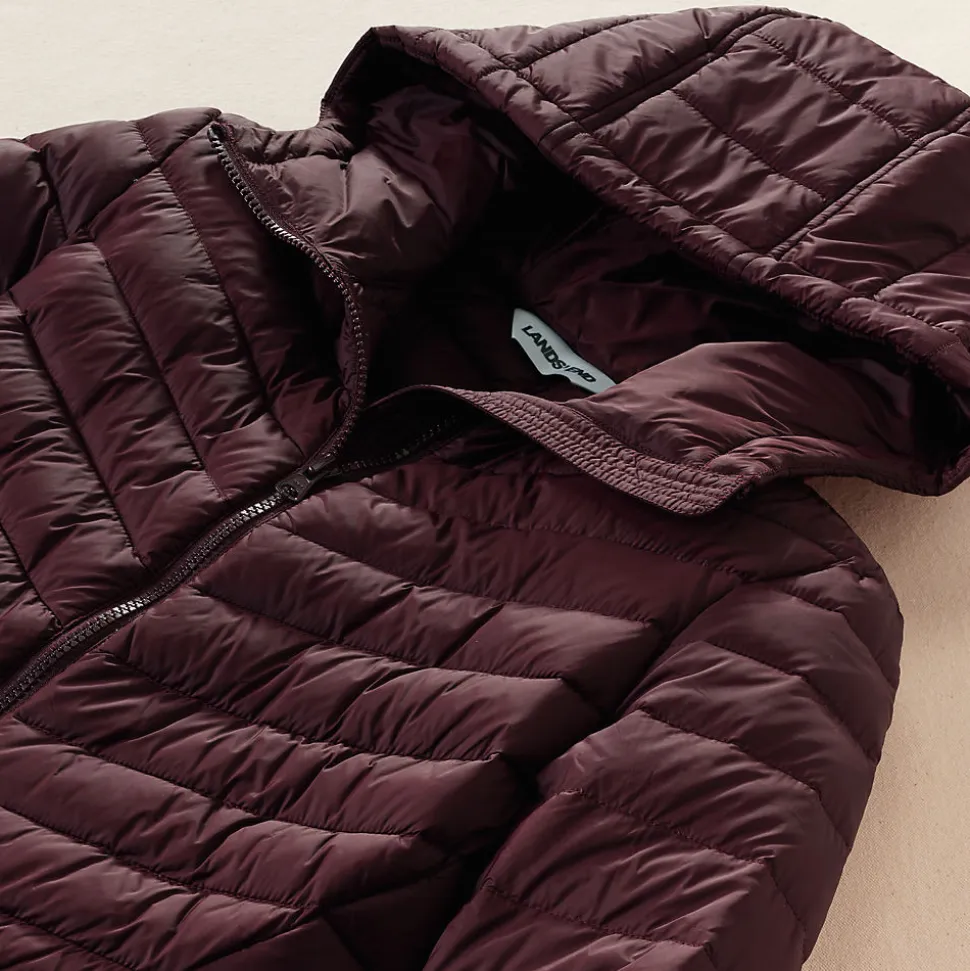 Daunenjacke WANDERWEIGHT Verstaubar Ultraleicht mit Kapuze für Damen