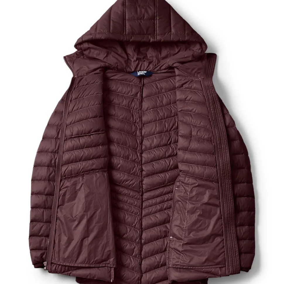 Daunenjacke WANDERWEIGHT Verstaubar Ultraleicht mit Kapuze für Damen
