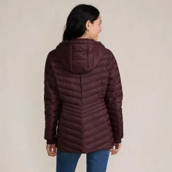Daunenjacke WANDERWEIGHT Verstaubar Ultraleicht mit Kapuze für Damen