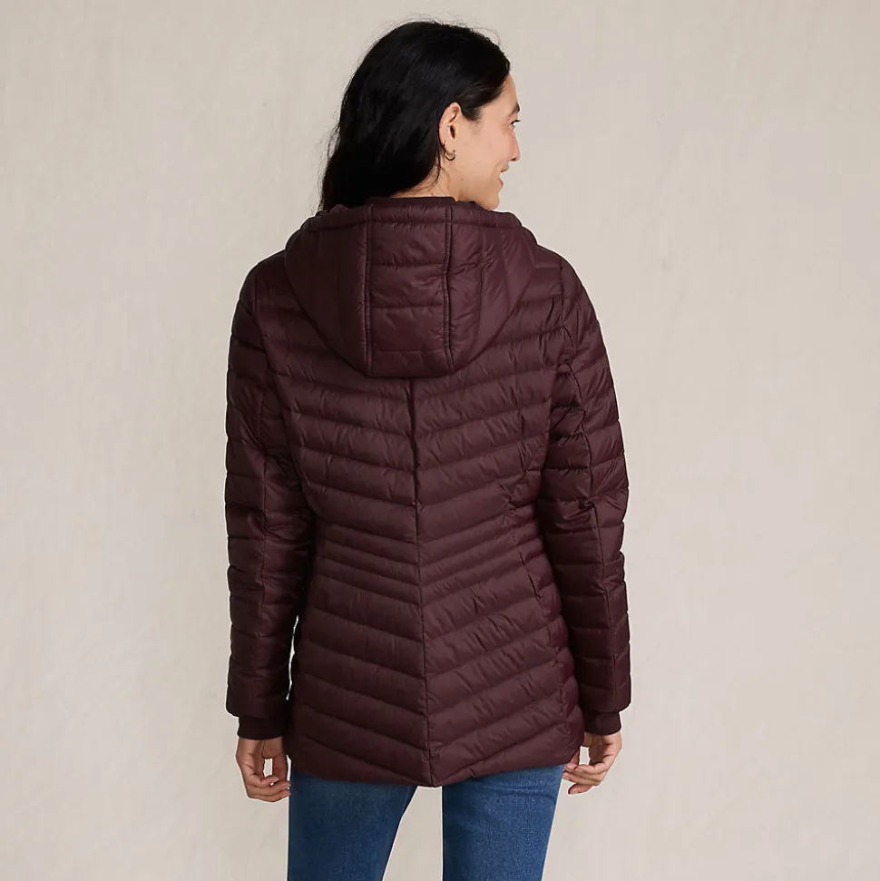Daunenjacke WANDERWEIGHT Verstaubar Ultraleicht mit Kapuze für Damen