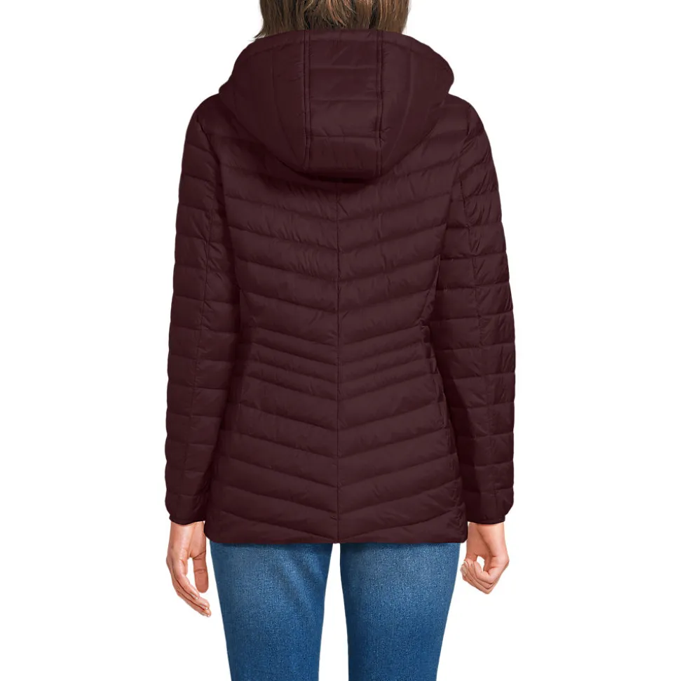Daunenjacke WANDERWEIGHT Verstaubar Ultraleicht mit Kapuze für Damen
