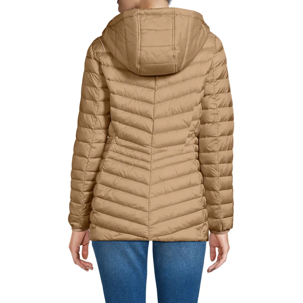 Daunenjacke WANDERWEIGHT Verstaubar Ultraleicht mit Kapuze für Damen