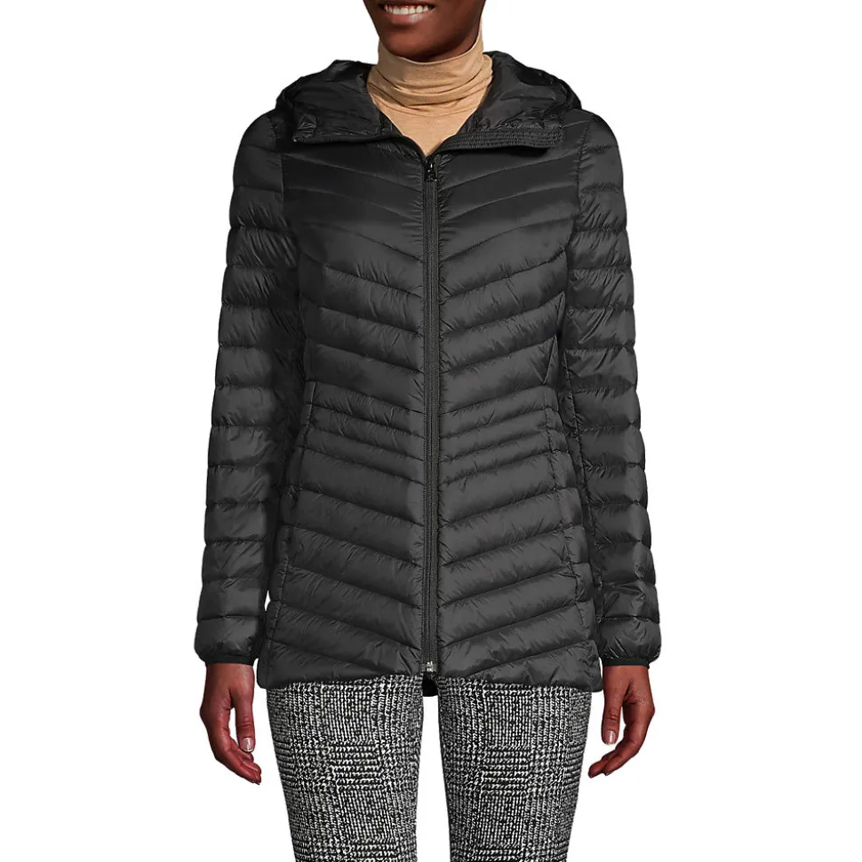 Daunenjacke WANDERWEIGHT Verstaubar Ultraleicht mit Kapuze für Damen