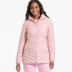 Daunenjacke WANDERWEIGHT Verstaubar Ultraleicht mit Kapuze für Damen