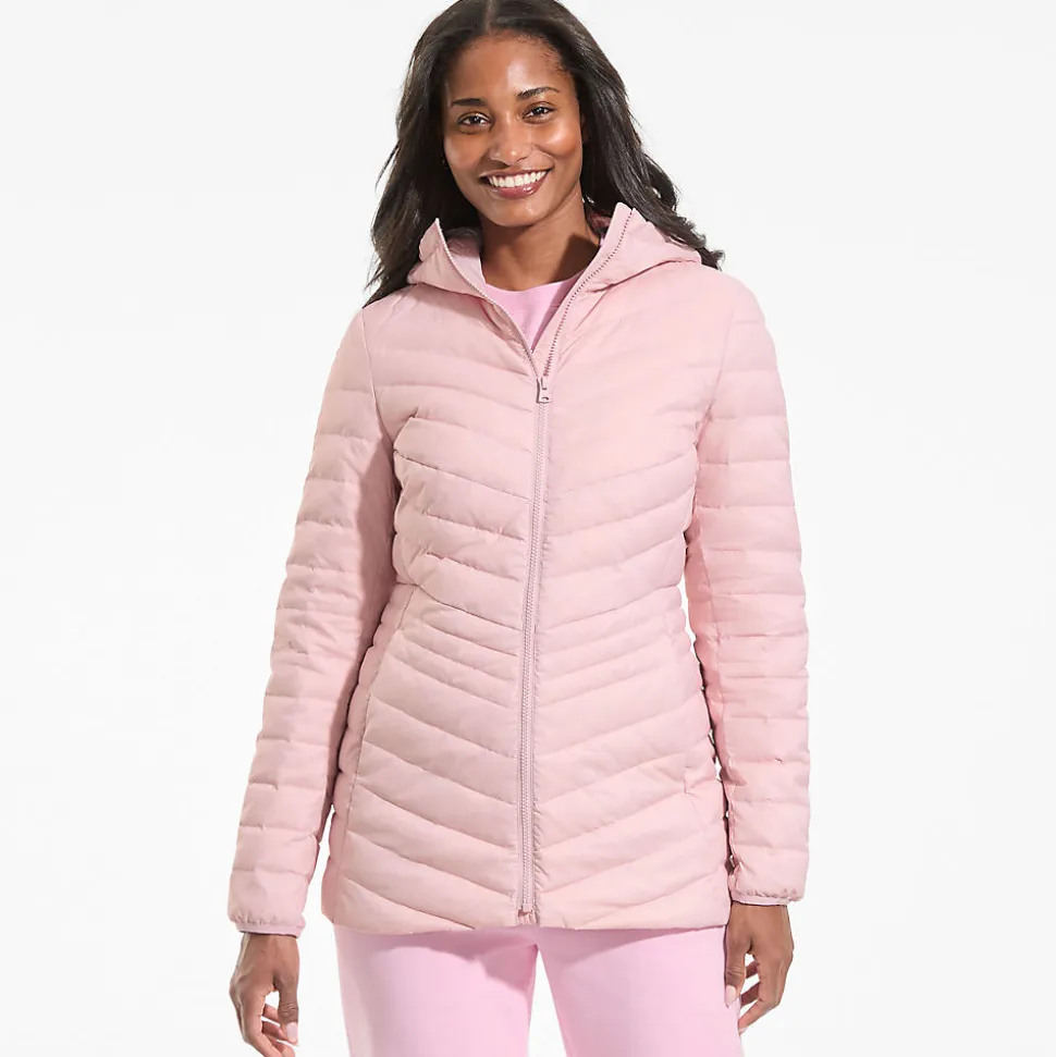 Daunenjacke WANDERWEIGHT Verstaubar Ultraleicht mit Kapuze für Damen