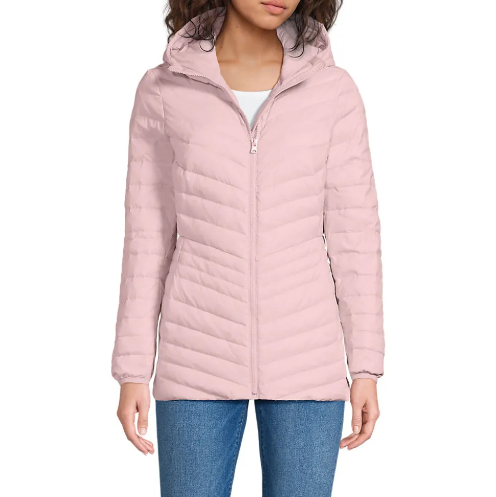 Daunenjacke WANDERWEIGHT Verstaubar Ultraleicht mit Kapuze für Damen