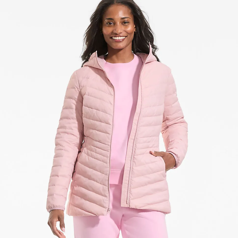Daunenjacke WANDERWEIGHT Verstaubar Ultraleicht mit Kapuze für Damen