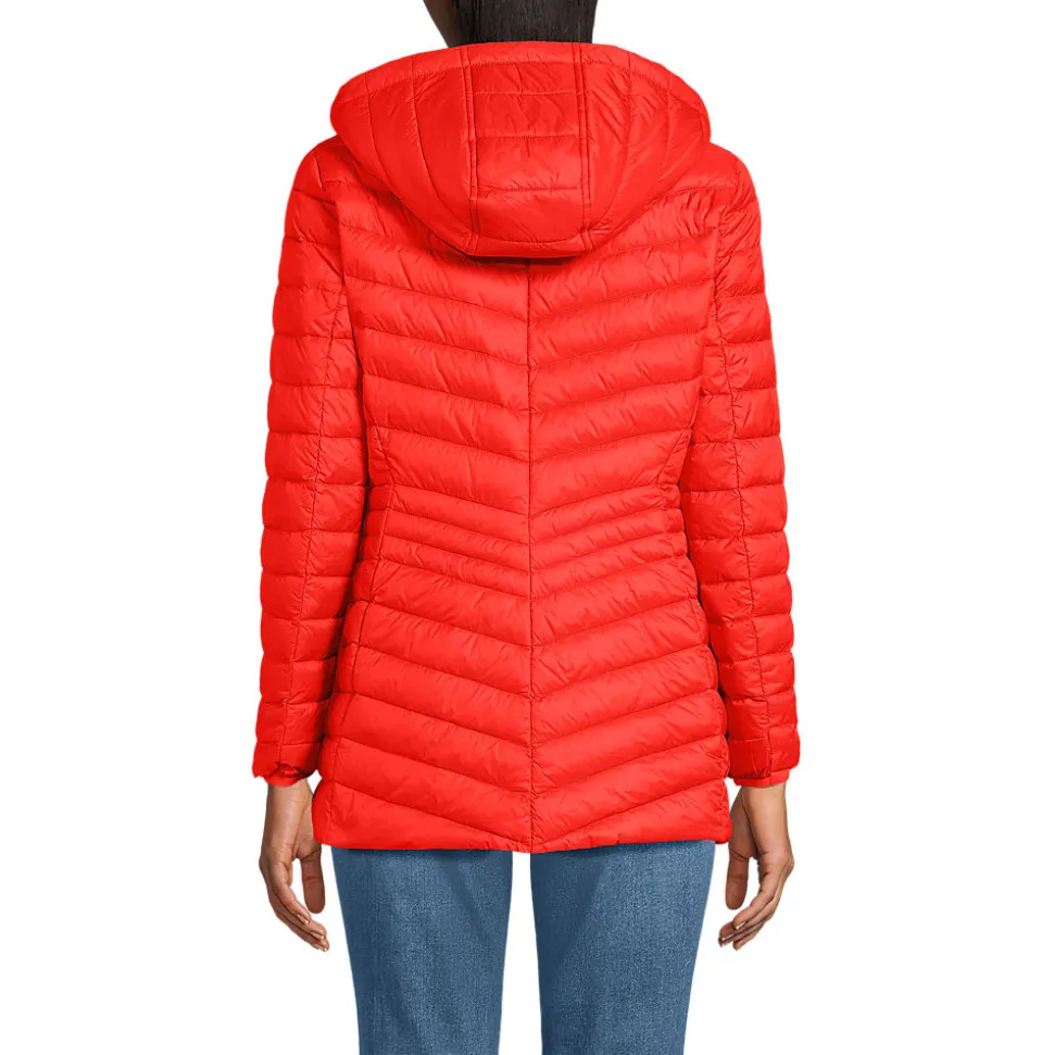 Daunenjacke WANDERWEIGHT Verstaubar Ultraleicht mit Kapuze für Damen