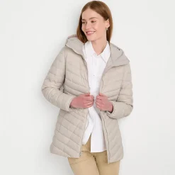 Daunenjacke WANDERWEIGHT Verstaubar Ultraleicht mit Kapuze für Damen