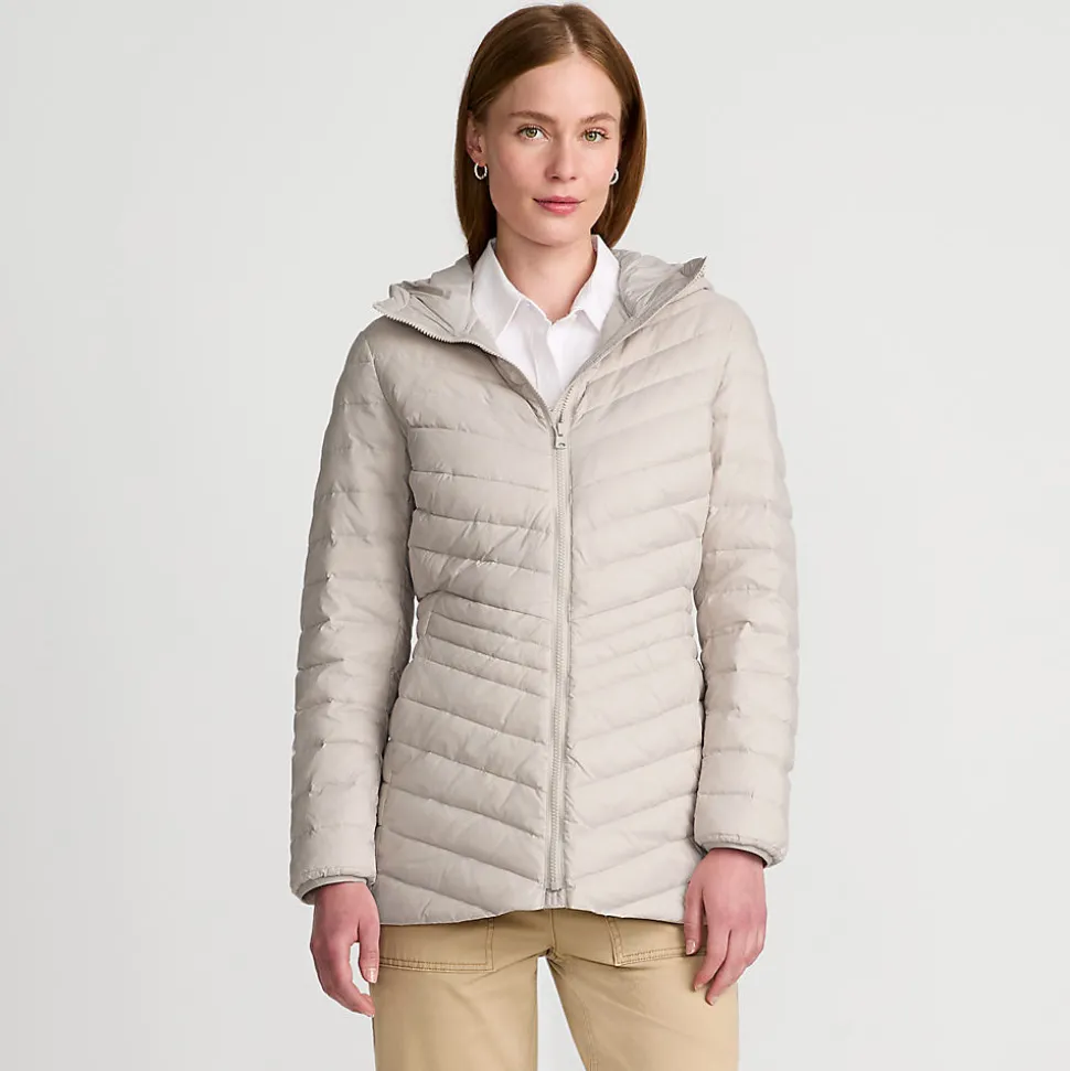 Daunenjacke WANDERWEIGHT Verstaubar Ultraleicht mit Kapuze für Damen