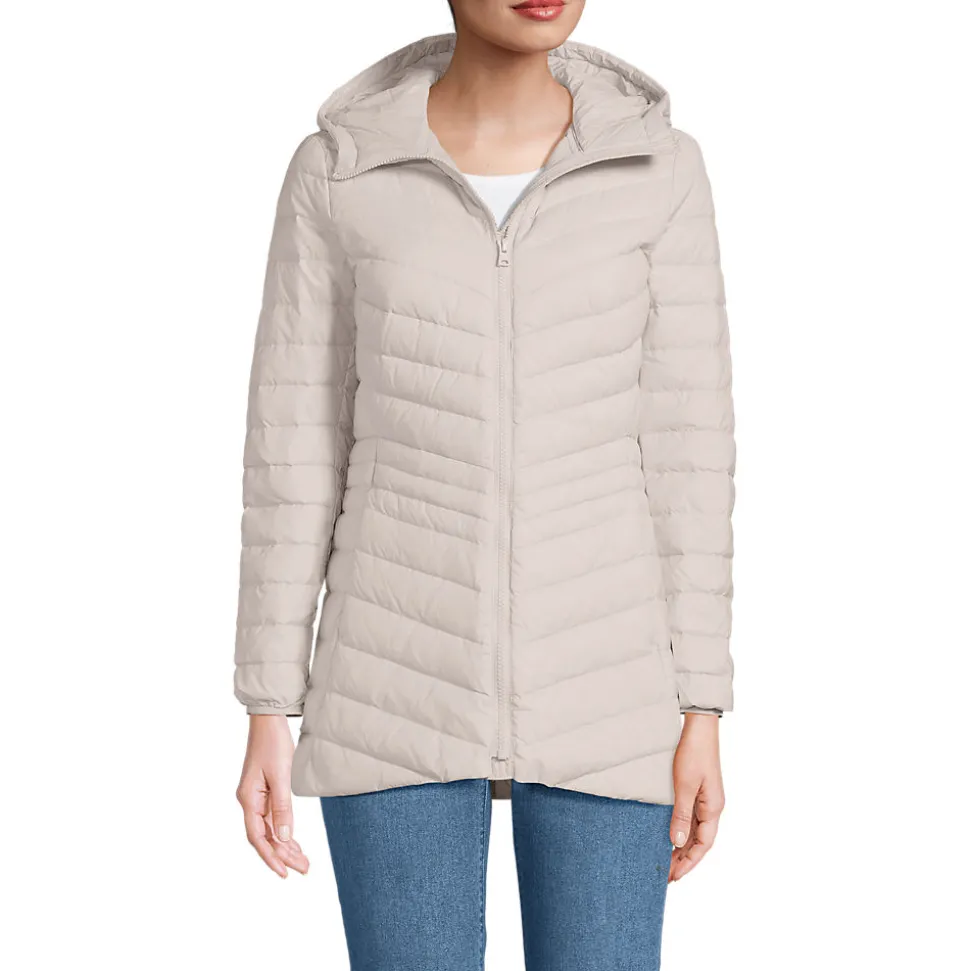Daunenjacke WANDERWEIGHT Verstaubar Ultraleicht mit Kapuze für Damen
