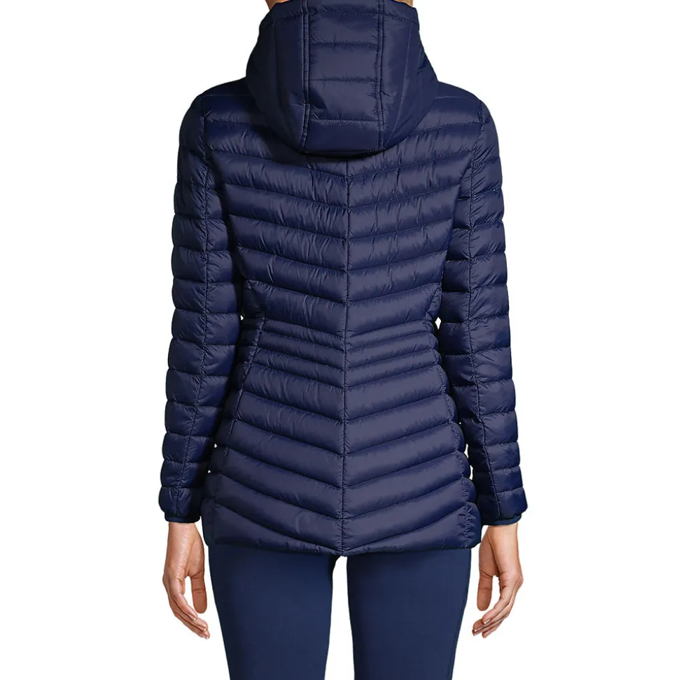 Daunenjacke WANDERWEIGHT Verstaubar Ultraleicht mit Kapuze für Damen