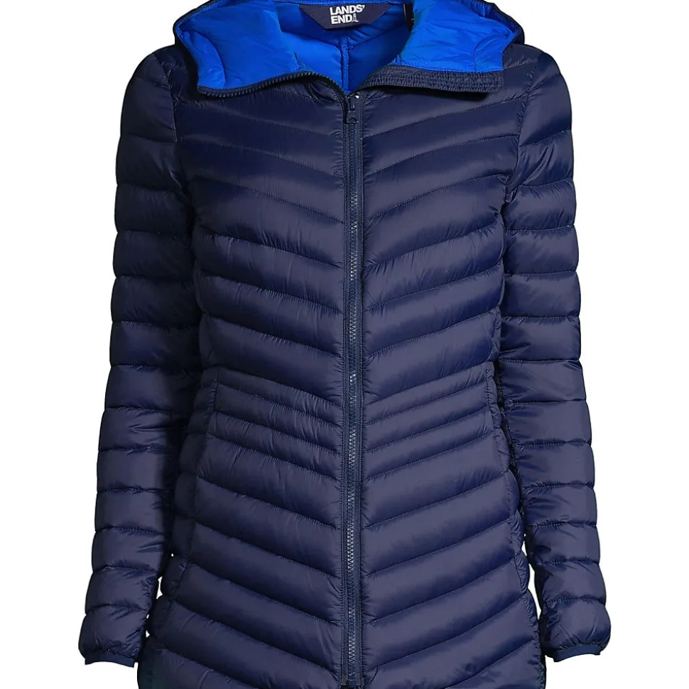 Daunenjacke WANDERWEIGHT Verstaubar Ultraleicht mit Kapuze für Damen
