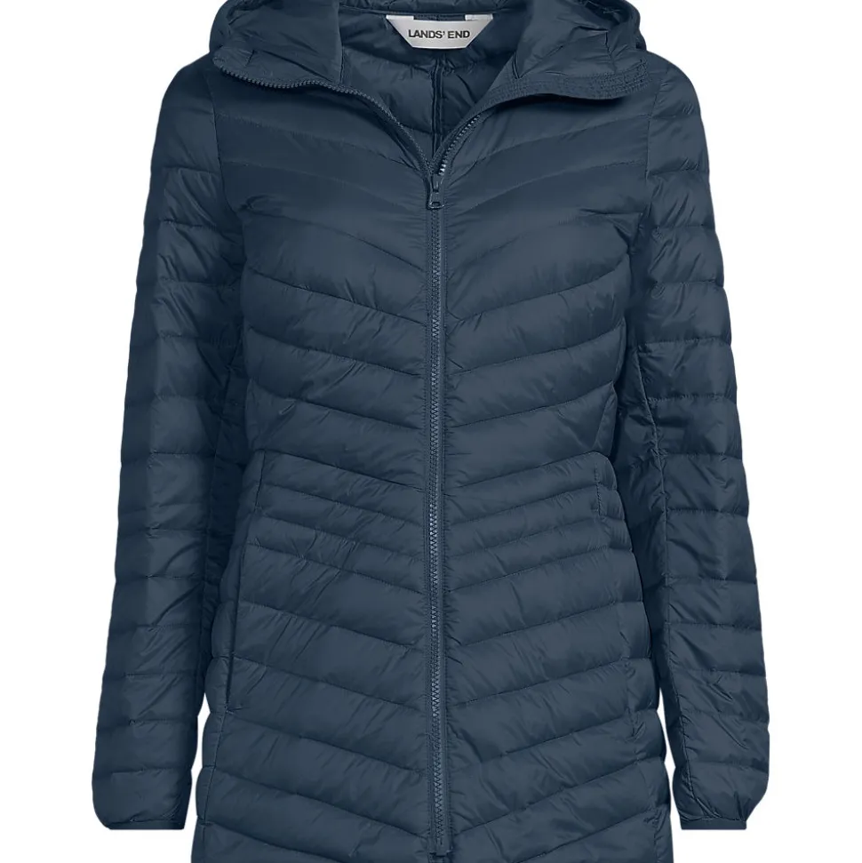 Daunenjacke WANDERWEIGHT Verstaubar Ultraleicht mit Kapuze für Damen