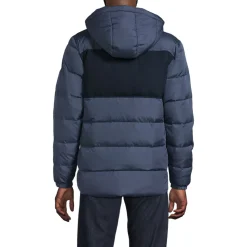 Daunen-Kapuzenjacke Colorblock für Herren
