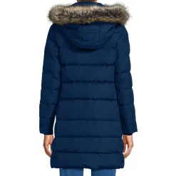 Daunenmantel mit Kapuze für Damen