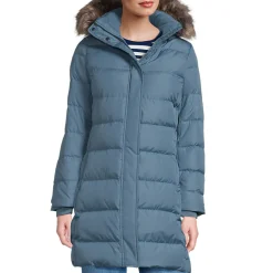 Daunenmantel mit Kapuze für Damen