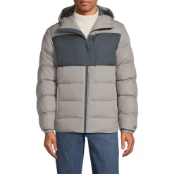 Daunen-Steppjacke mit Kapuze für Herren