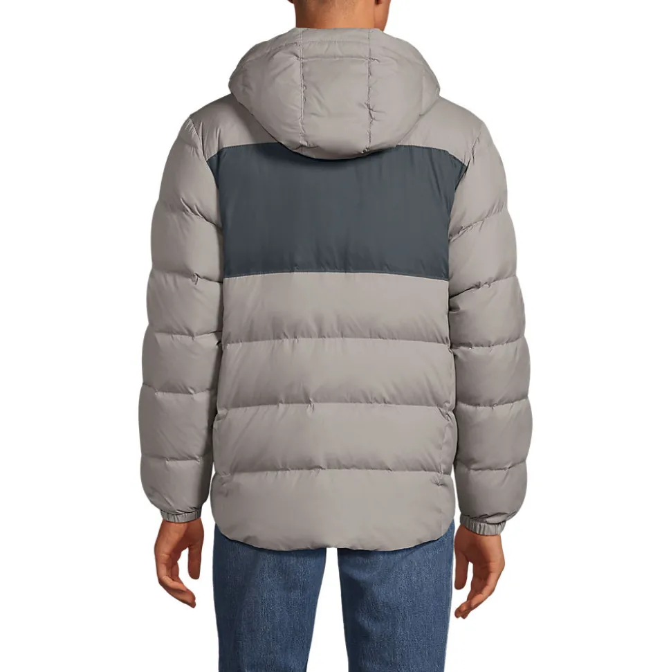Daunen-Steppjacke mit Kapuze für Herren