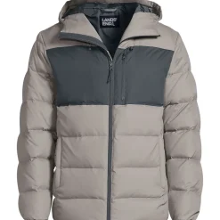 Daunen-Steppjacke mit Kapuze für Herren