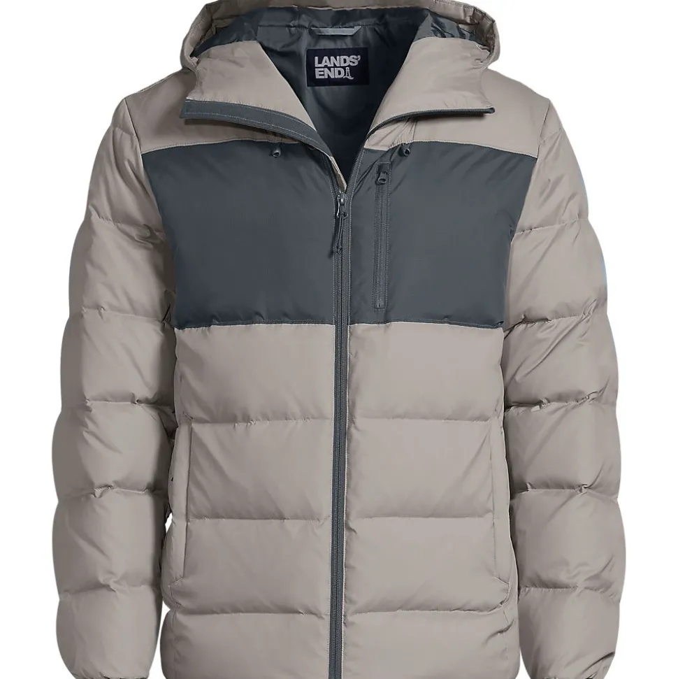 Daunen-Steppjacke mit Kapuze für Herren