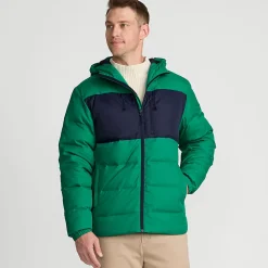 Daunen-Steppjacke mit Kapuze für Herren