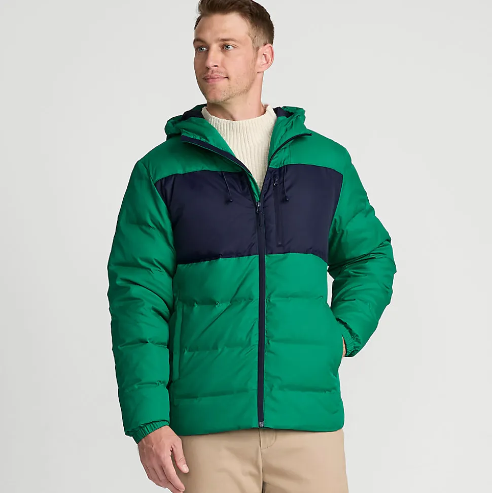 Daunen-Steppjacke mit Kapuze für Herren