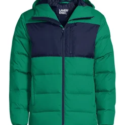 Daunen-Steppjacke mit Kapuze für Herren