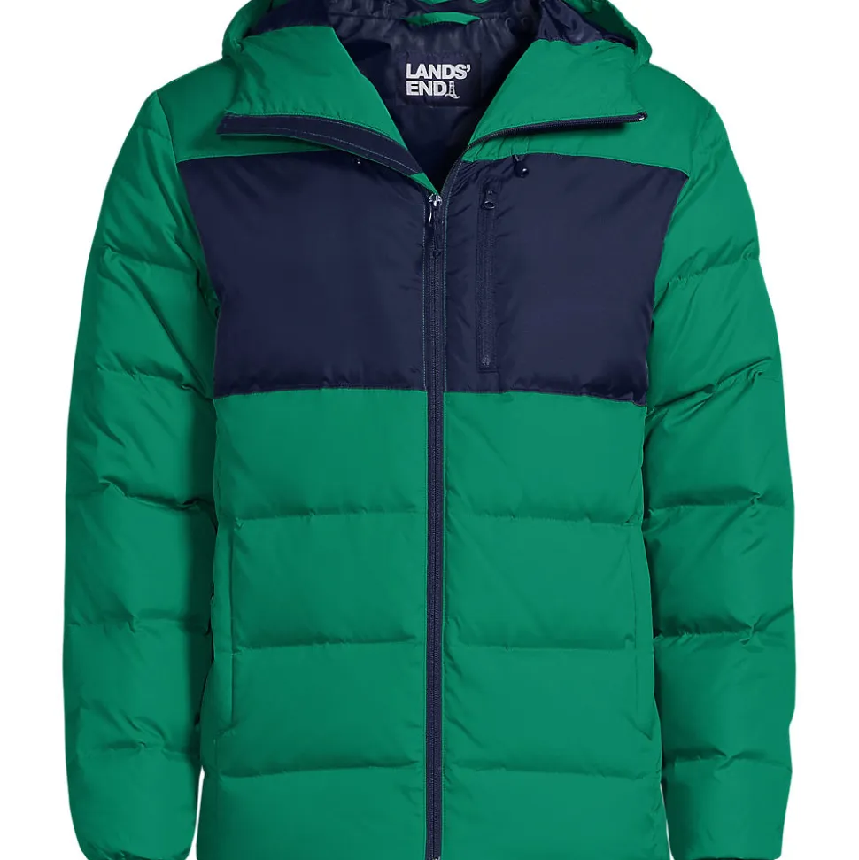 Daunen-Steppjacke mit Kapuze für Herren
